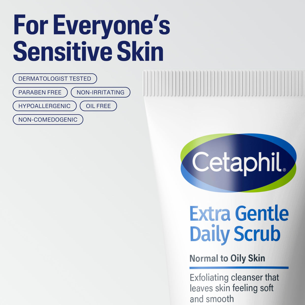 Gommage doux Cetaphil avec des ingrédients naturels