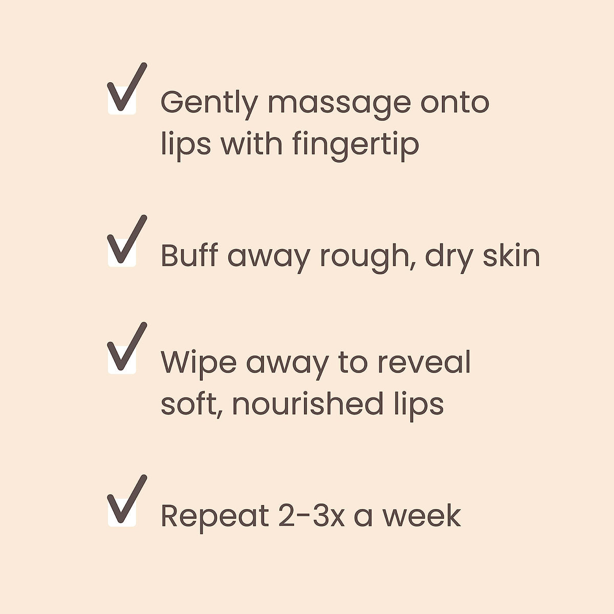 Gommage et traitement de nuit Burt's Bees sur une surface en bois