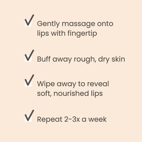 Gommage et traitement de nuit Burt's Bees sur une surface en bois
