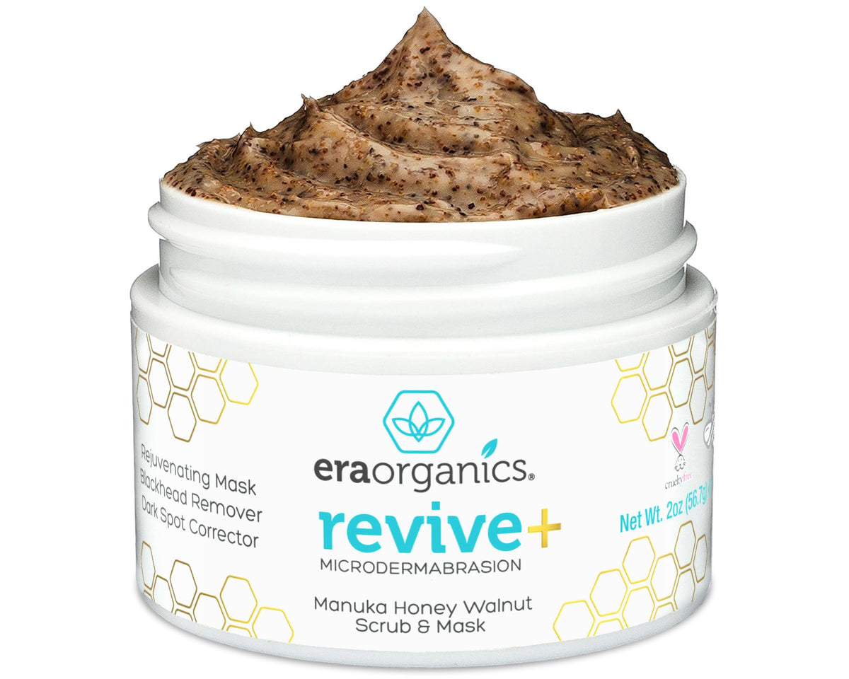 Gommage exfoliant visage Era Organics au miel de manuka, vue de face