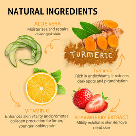 Gommage Visage RIHAKO au Curcuma 200g, ingrédients naturels