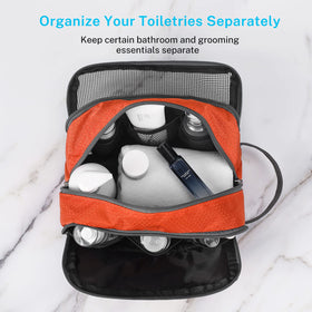 Gonex trousse de toilette avec poignée pratique, vue de dessous