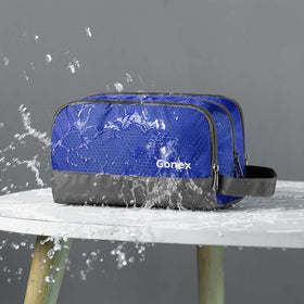 Gonex trousse de toilette ouverte montrant les compartiments organisés