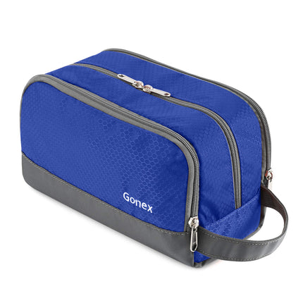 Gonex trousse de toilette voyage vue de face en nylon résistant à l'eau