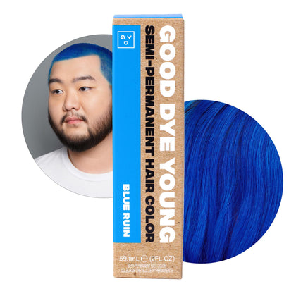 Good Dye Young coloration semi-permanente Bleu Ruin 68g, vue avant