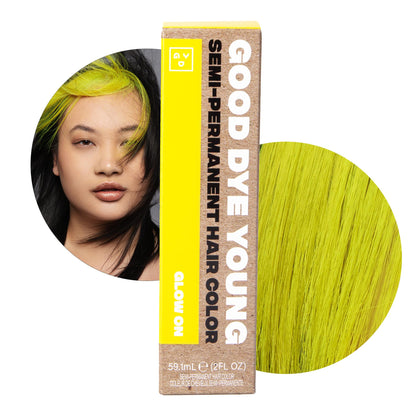Good Dye Young coloration semi-permanente Jaune Éclatant 85g vue avant