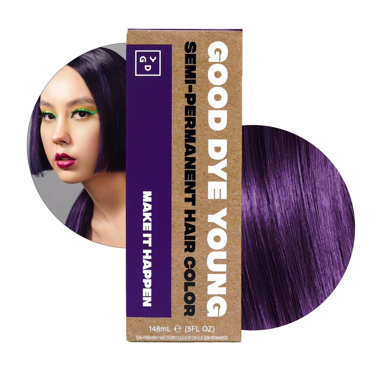 Good Dye Young coloration semi-permanente violet aubergine 5 FL OZ