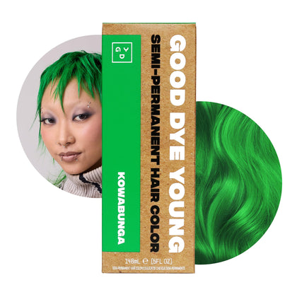 Good Dye Young Teinture Capillaire Verte Semi-Permanente 148ml vue avant