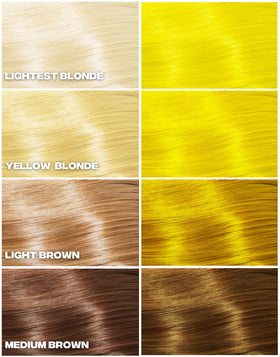 Good Dye Young teinture semi-permanente jaune sur cheveux blonds