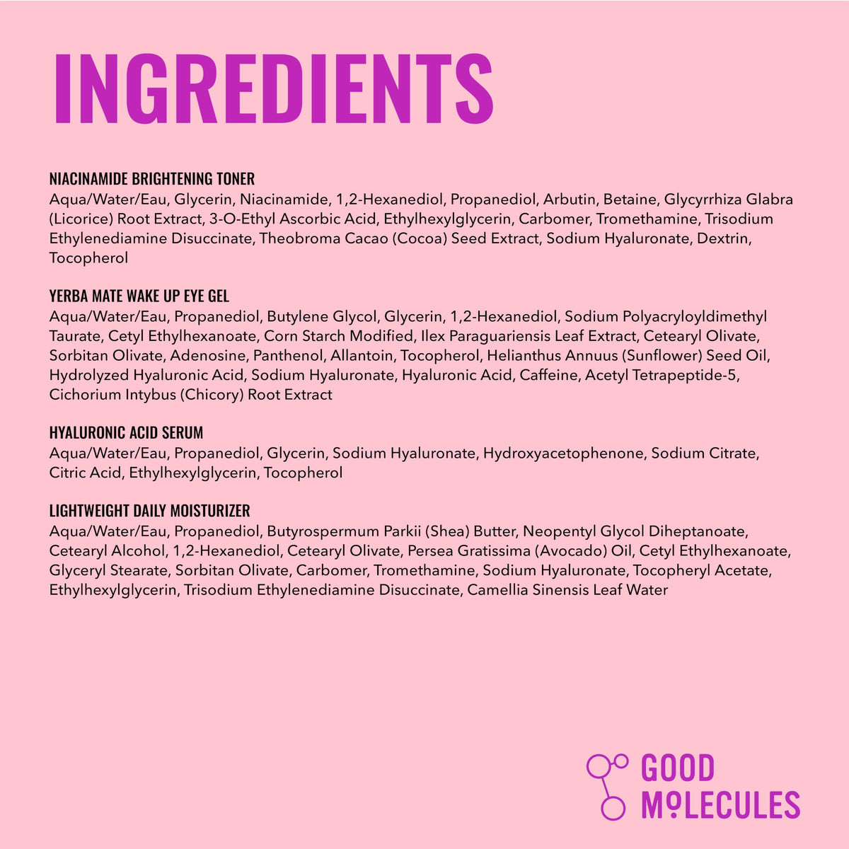 Good Molecules Hydratant de Prématuration sans Silicone