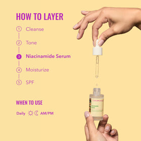 Good Molecules Sérum Niacinamide 30 ml en mains