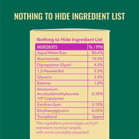Good Molecules Sérum Niacinamide avec autres produits de soins