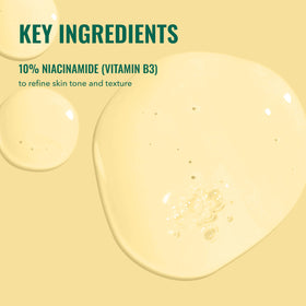 Good Molecules Sérum Niacinamide sur une table de maquillage