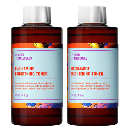 Good Molecules Tonique Éclaircissant Niacinamide pack de 2
