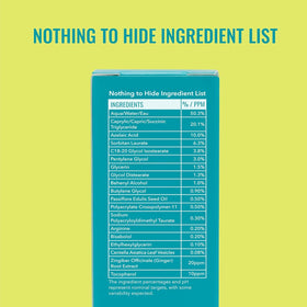 Good Molecules Traitement à l'Acide Azélaïque 10% 30 ml, étiquette détaillant les ingrédients
