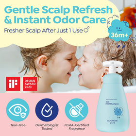 GOONGBE après-shampooing pour enfants 6,76 oz avant