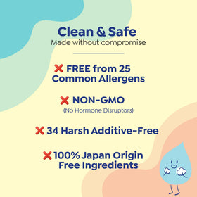 GOONGBE Kids Lotion texture crémeuse sur un doigt