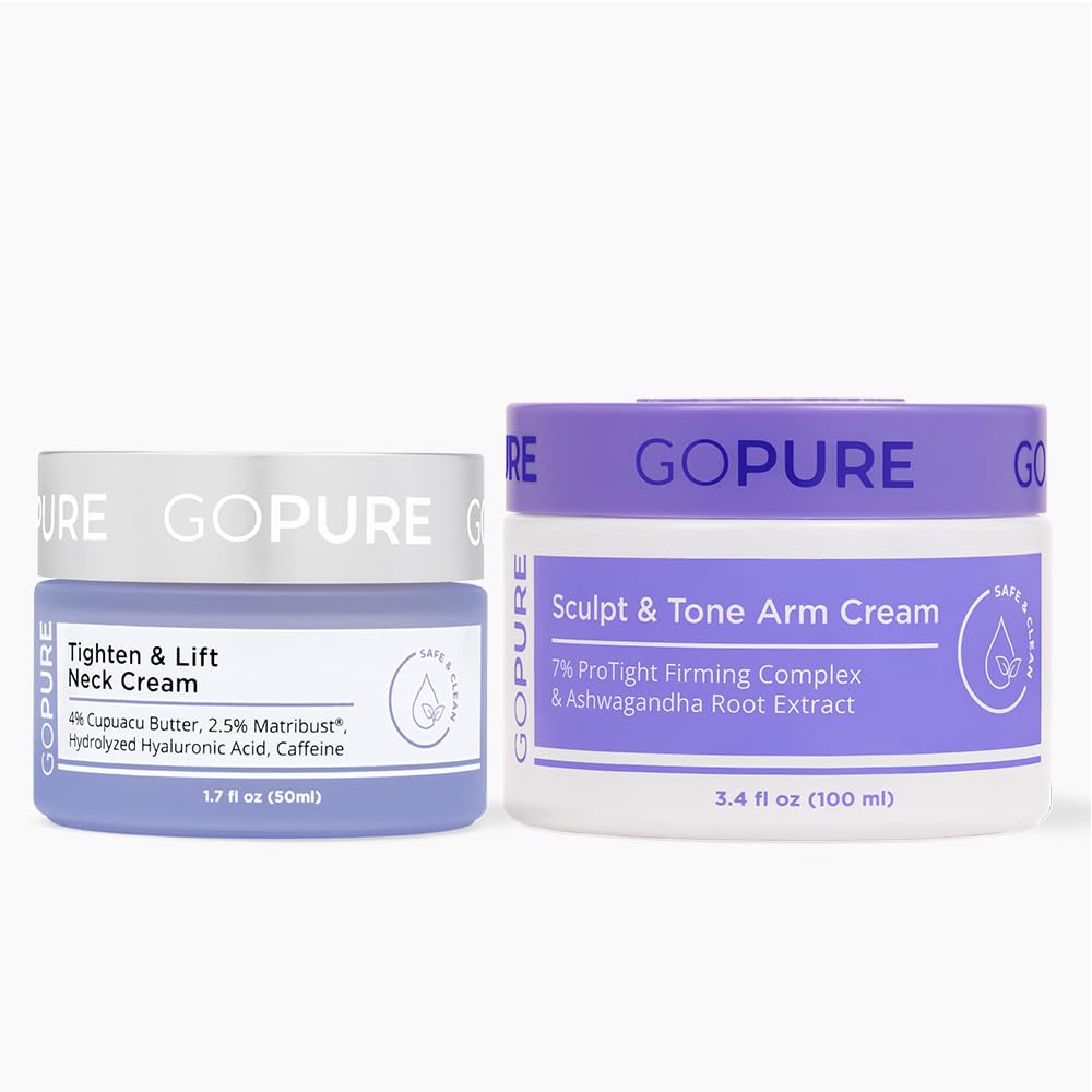 goPure Duo Sculptant Crème de Cou et Crème pour les Bras, vue avant