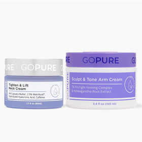 goPure Duo Sculptant Crème de Cou et Crème pour les Bras, vue avant