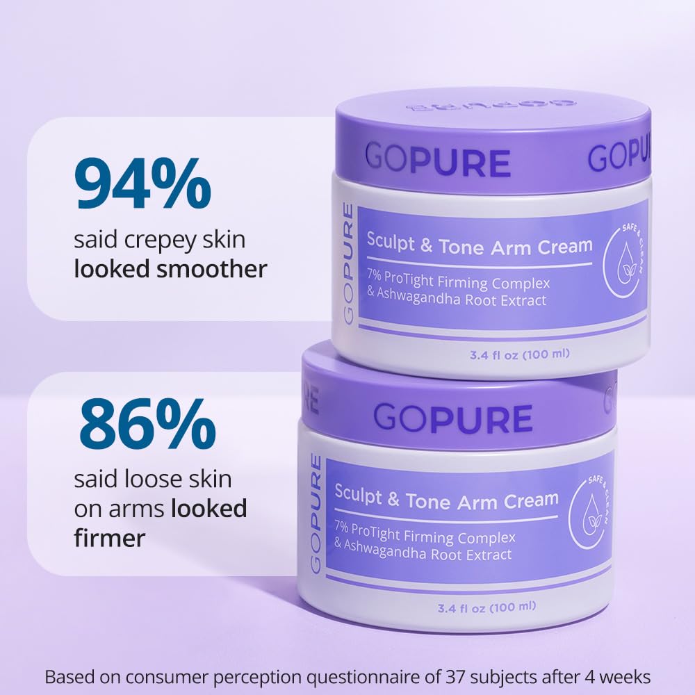 goPure Duo Sculptant Crème sur une surface en bois
