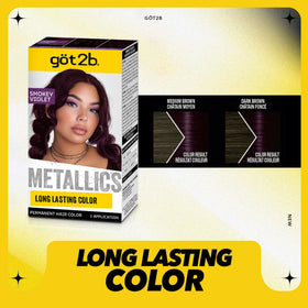 Got2B Metallics Hair Dye M49 Smoky Violet developer bottle