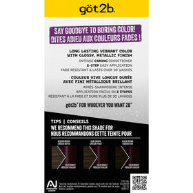 Got2B Metallics Hair Dye M49 Smoky Violet instructions manual