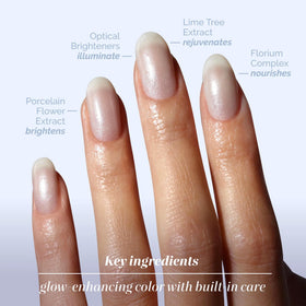 Goutte de LONDONTOWN Kur Illuminating Nail Concealer Quartz sur une surface