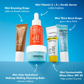 Gouttes Bronzantes e.l.f. dans le kit de soins