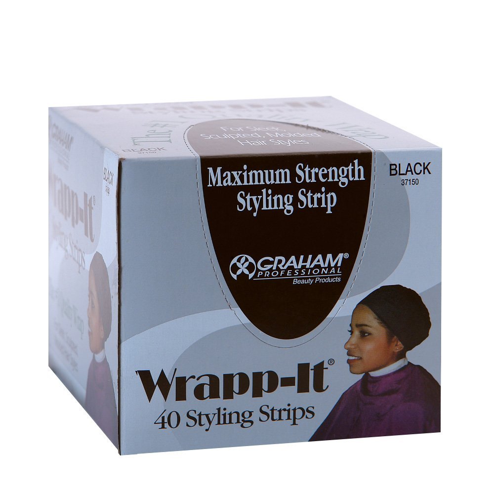 Graham Wrapp-it Strips paquet de 40 bandes pour coiffure naturelle
