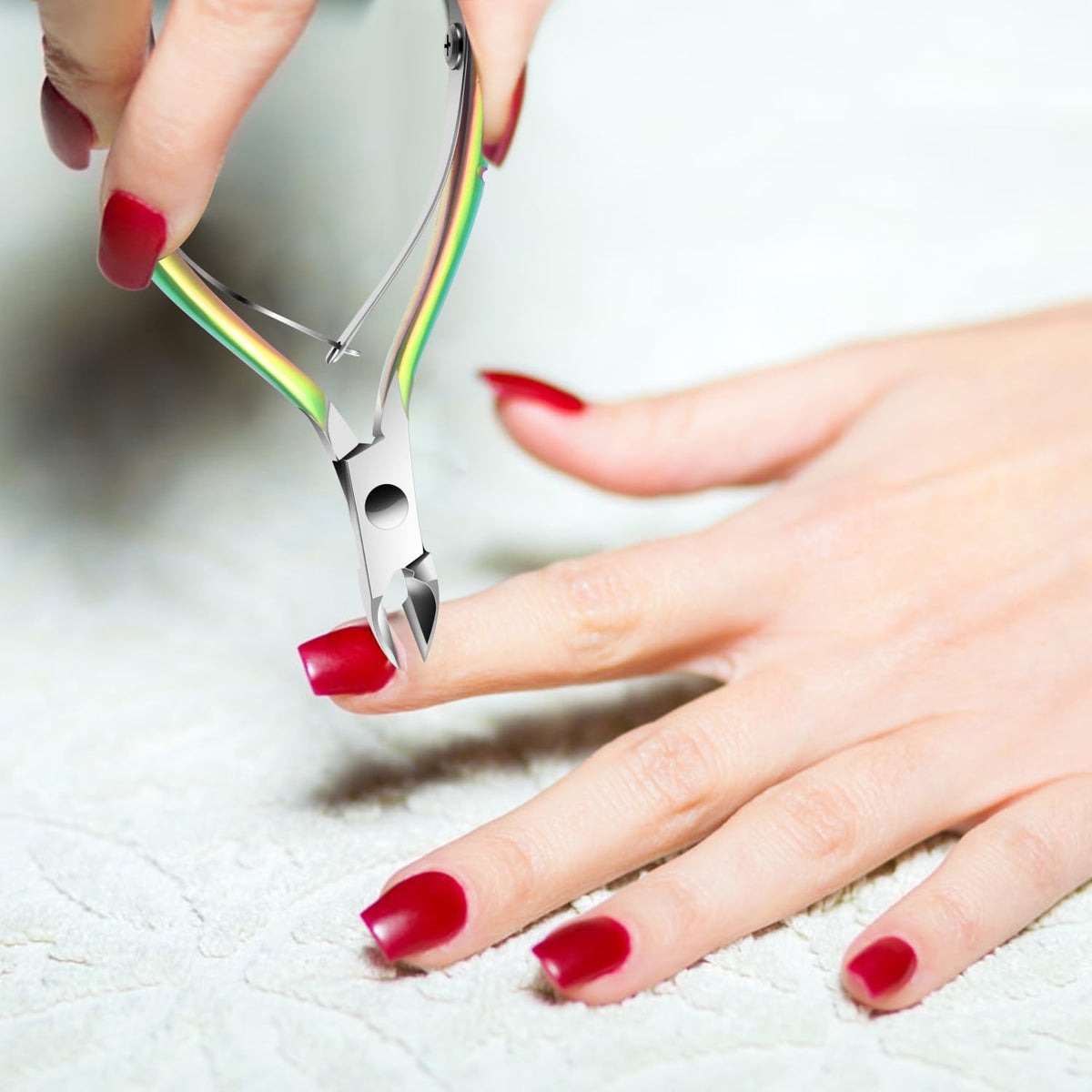 Grattoir triangulaire pour vernis XUNXMAS