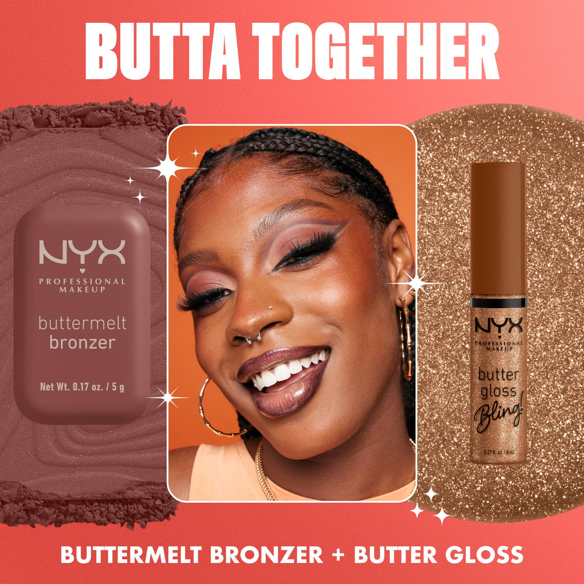 Gros plan sur l'applicateur du Gloss à Lèvres Bling NYX