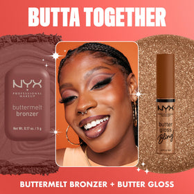 Gros plan sur l'applicateur du Gloss à Lèvres Bling NYX