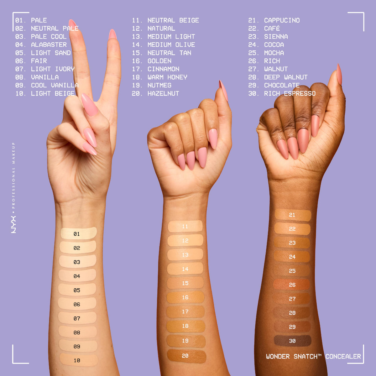 Gros plan sur l'applicateur du NYX Wonder Snatch Concealer