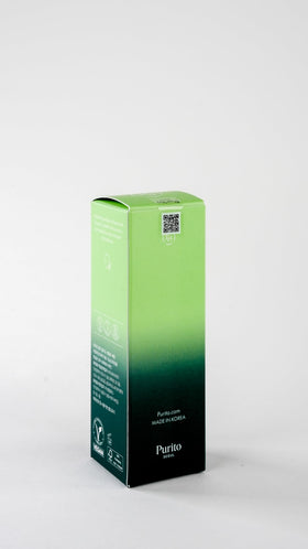 Gros plan sur l'étiquette du sérum Centella PURITO