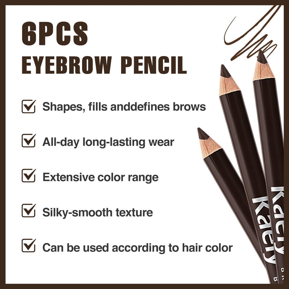 Gros plan sur la texture des crayons à sourcils FeiCuiYun
