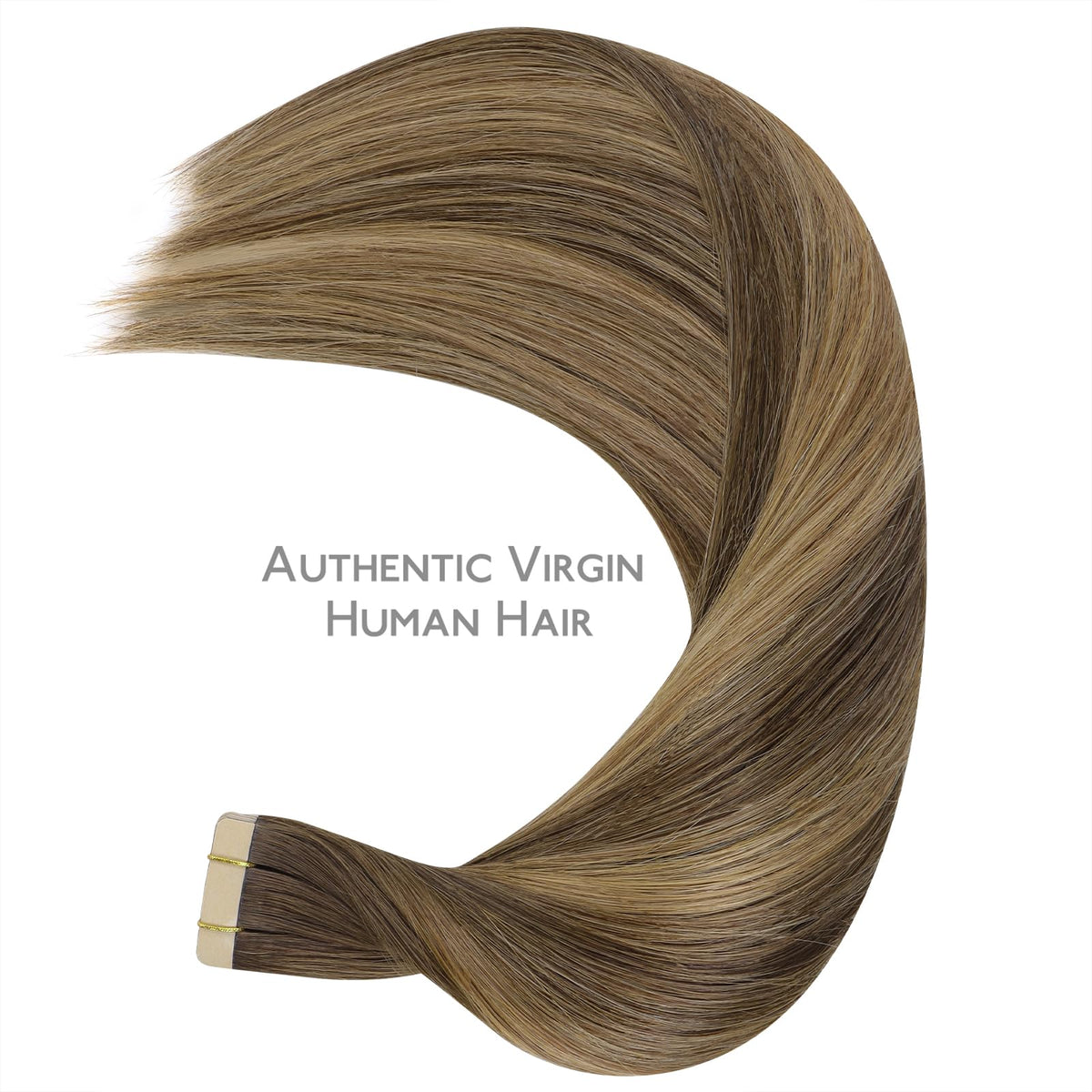 Gros plan sur la texture des extensions de cheveux Wennalife