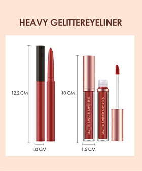 Gros plan sur la texture du rouge à lèvres mat BestLand