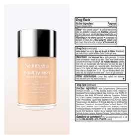 Gros plan sur le bouchon du fond de teint Neutrogena 160C