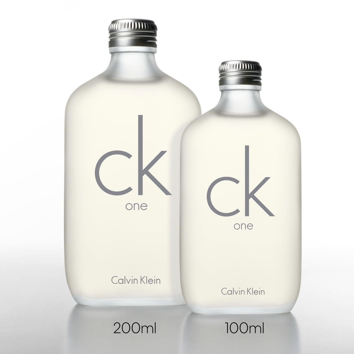 Gros plan sur le flacon de Calvin Klein Ck One