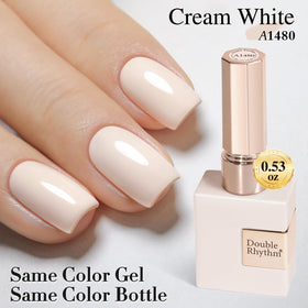 Gros plan sur le flacon de vernis gel Double Rhythm