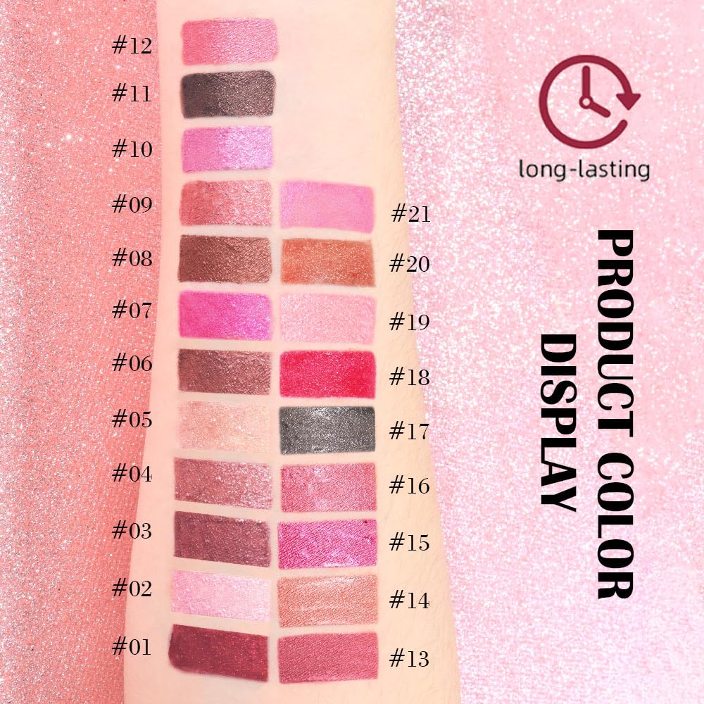Gros plan sur le gloss irisé evpct