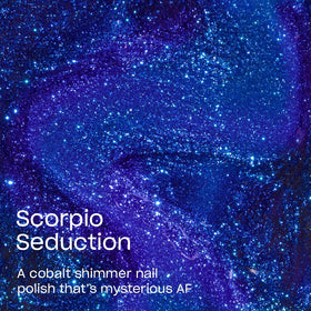 Gros plan sur le pinceau du vernis OPI Scorpio Seduction