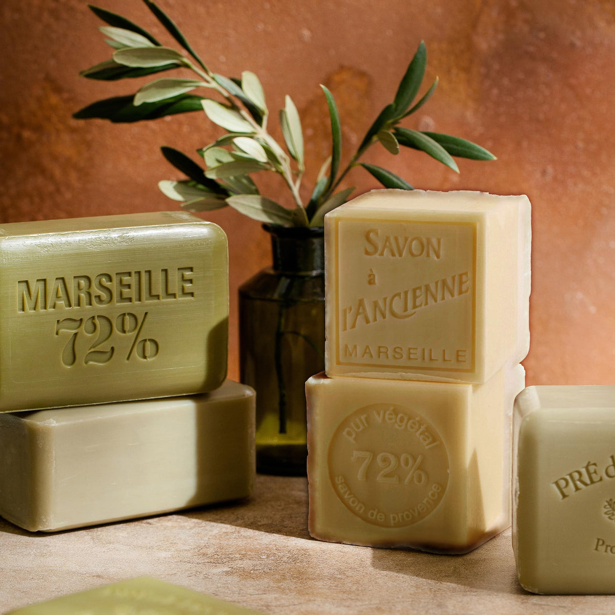 Gros plan sur le savon Pre de Provence