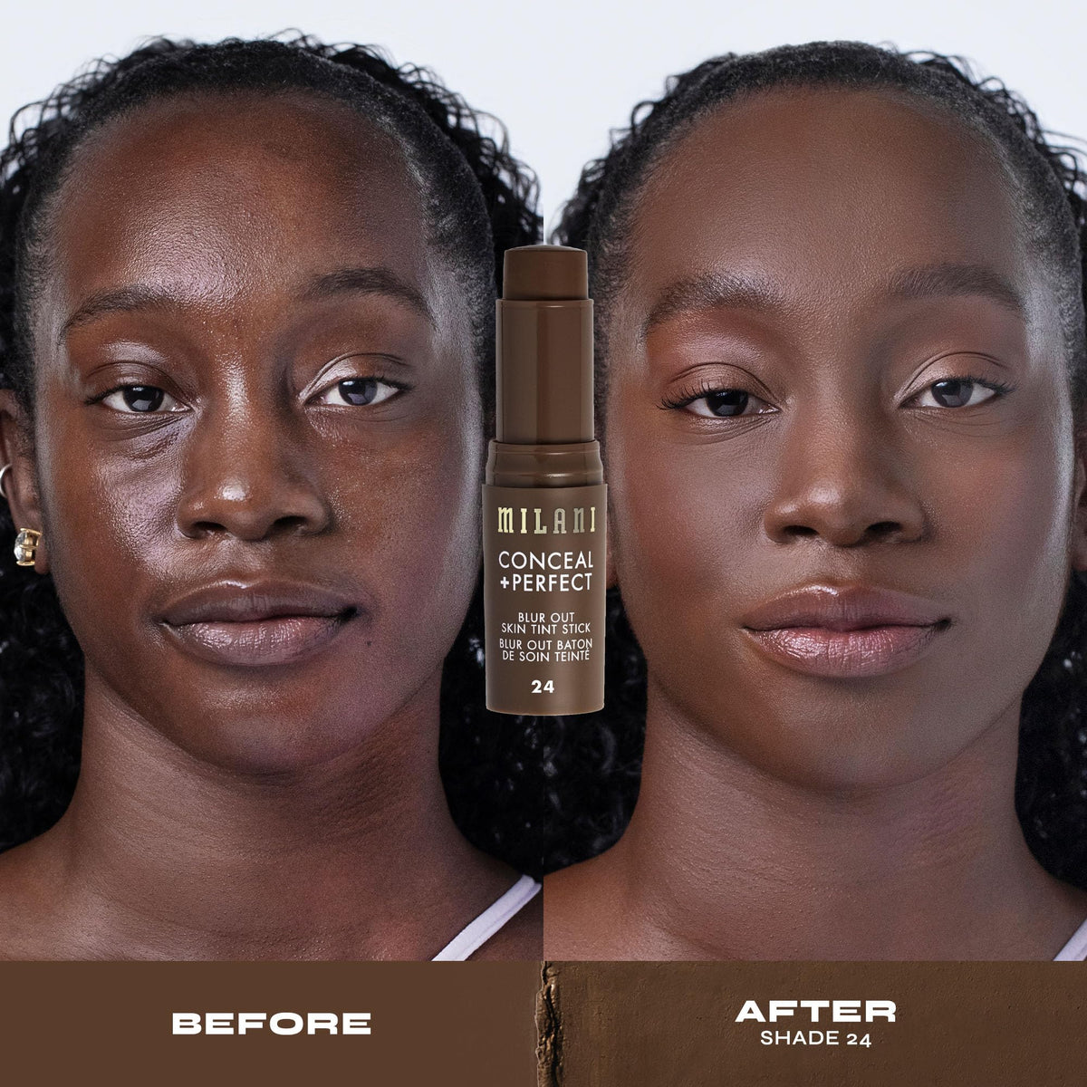 Gros plan sur le tube de Milani Fond de Teint Blur Out Skin Tint