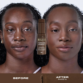 Gros plan sur le tube de Milani Fond de Teint Blur Out Skin Tint