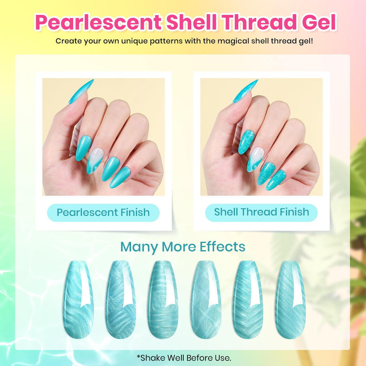 Gros plan sur le vernis à ongles gel de couleur néon