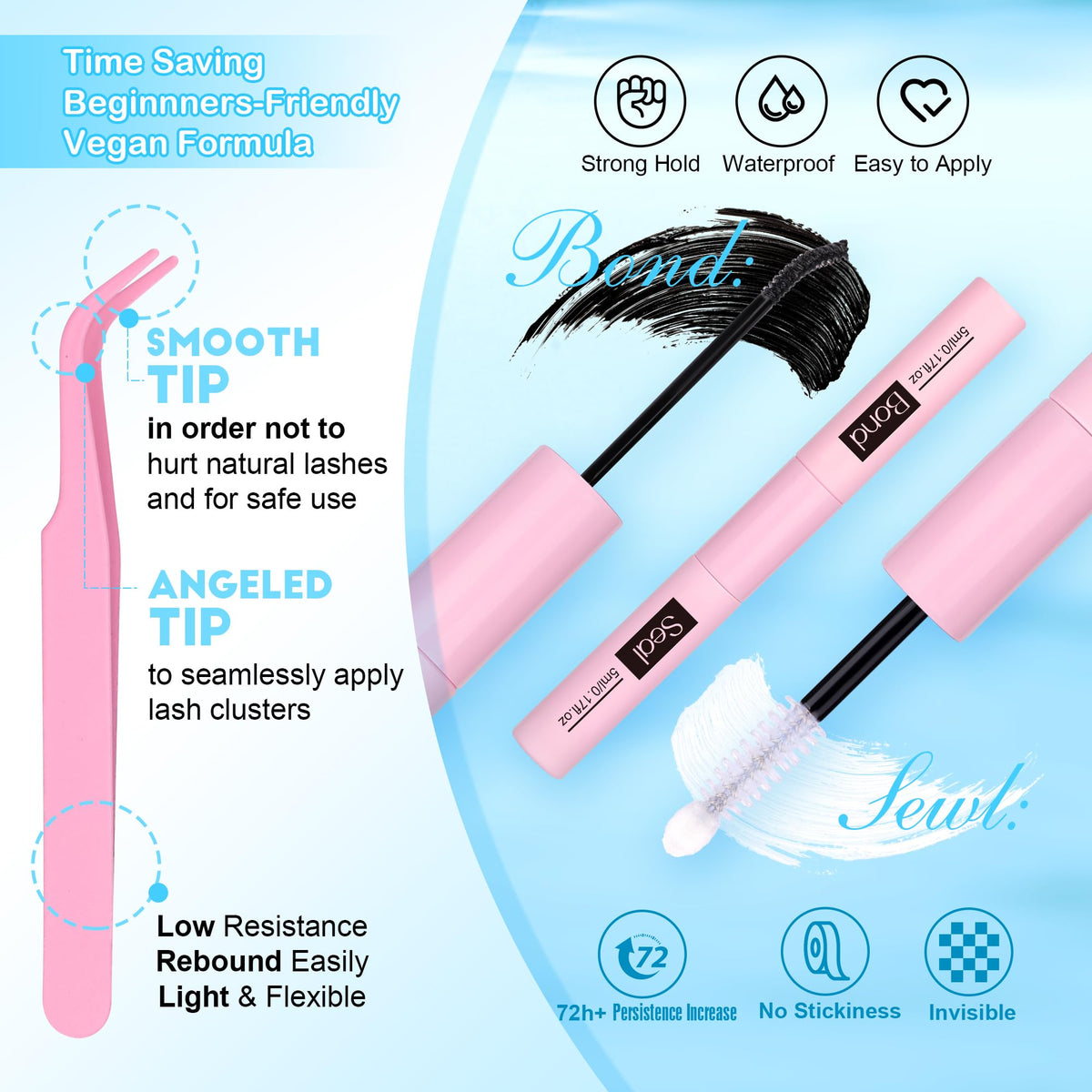 Gros plan sur les cils Pawotence pour un look naturel