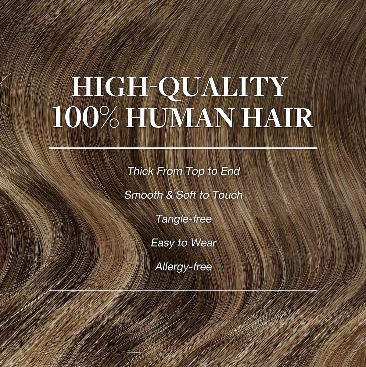 Gros plan sur les clips des extensions de cheveux GOO GOO