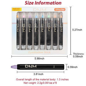 Groupe de crayons ombre à paupières evpct montrant différentes couleurs