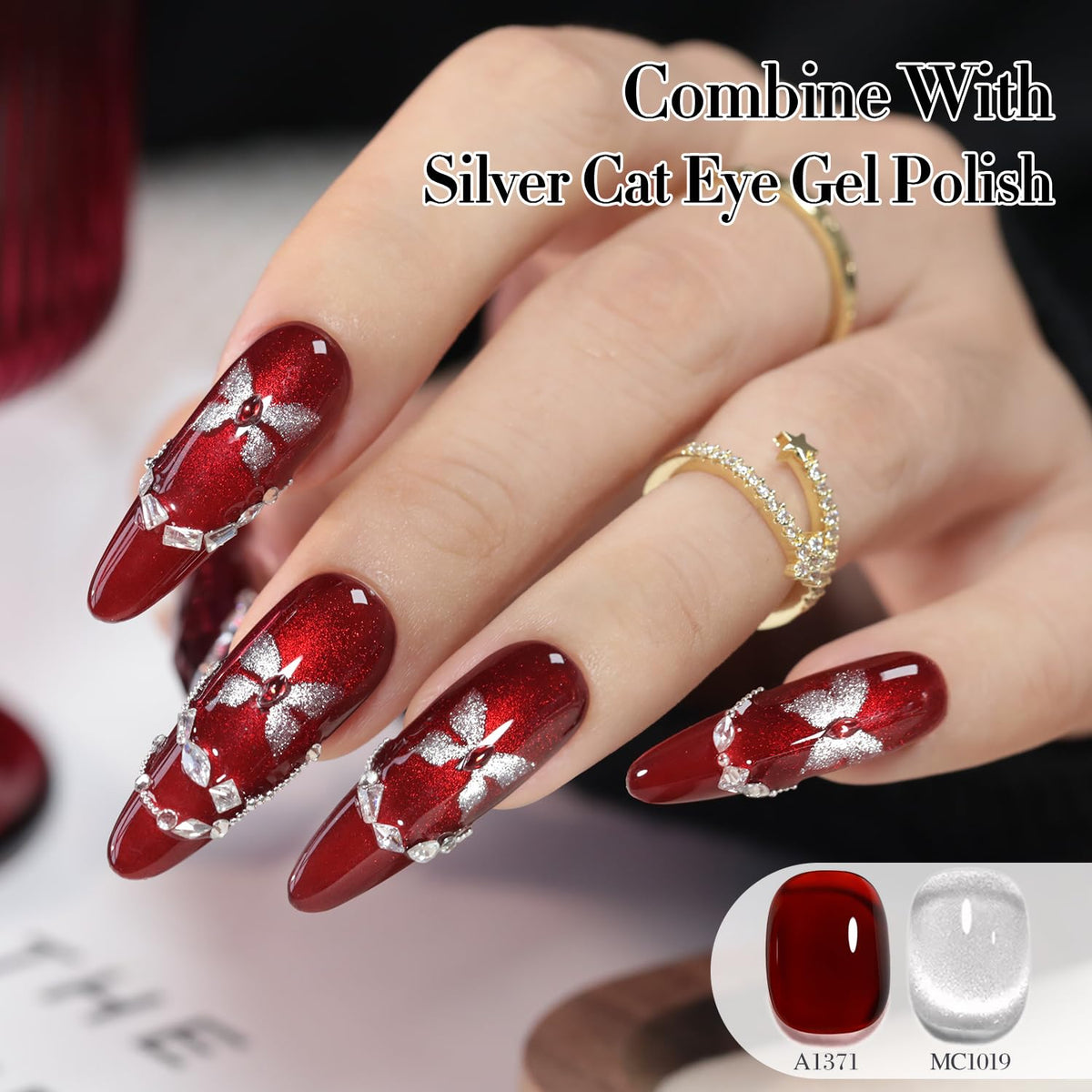 Groupe de flacons de vernis gel Double Rhythm en différentes couleurs